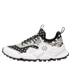 Flower Mountain KOTETSU Sneakers Damen Schwarz Weiß | ATGFOLSR