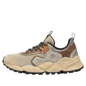 Flower Mountain KOTETSU Sneakers Herren Grau Beige | ATACYUFK