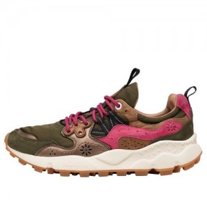 Flower Mountain YAMANO 3 Sneakers Damen Braun Rosa | ATCSEWAB