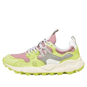 Flower Mountain YAMANO 3 Sneakers Damen Hellgrün Rosa | ATYQJIEU