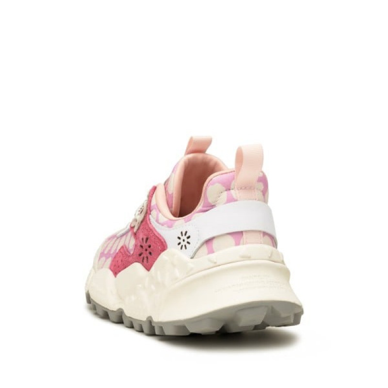 Flower Mountain KOTETSU Sneakers Damen Weiß Rosa | ATGVKHYN