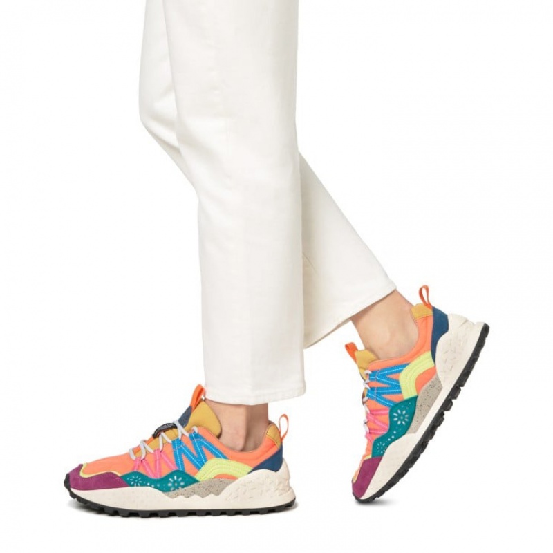 Flower Mountain WASHI Sneakers Damen Mehrfarbig | ATICLEMT