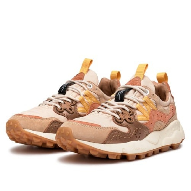 Flower Mountain YAMANO 3 Sneakers Damen Braun | ATVQGNLX