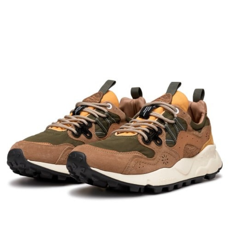 Flower Mountain YAMANO 3 Sneakers Herren Braun | ATJVLSZF