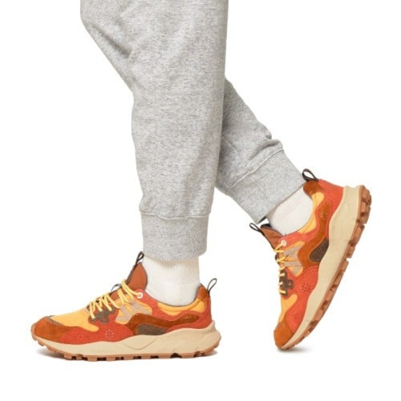 Flower Mountain YAMANO 3 Sneakers Herren Orange | ATJNECZB