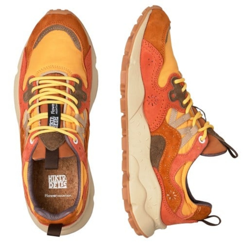 Flower Mountain YAMANO 3 Sneakers Herren Orange | ATJNECZB