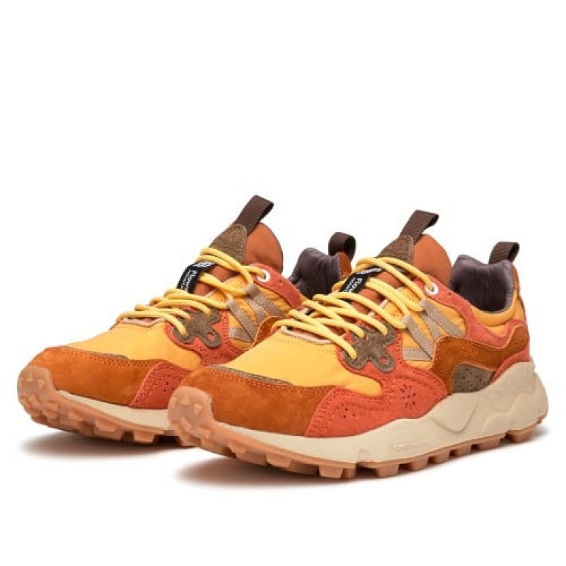 Flower Mountain YAMANO 3 Sneakers Herren Orange | ATJNECZB